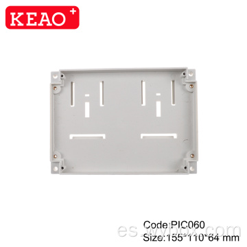 Caja de control industrial PIC060 caja de plástico de carril din caja de caja de plástico eléctrica electrónica con puerta